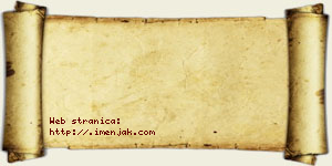 Joakim Dedinac vizit kartica